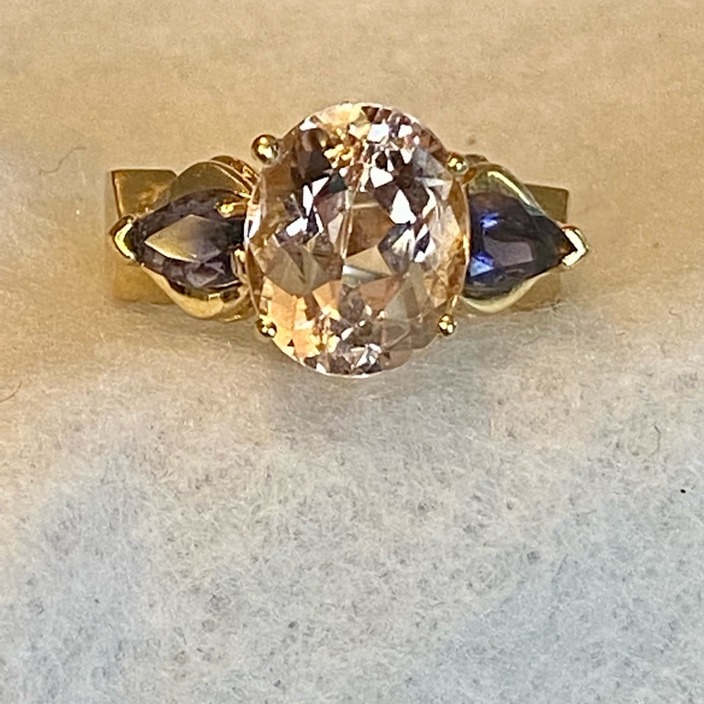 Morganite ring - Picture 5 of 10